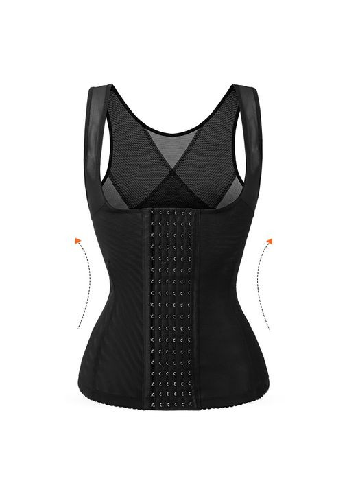 Корсет Грация утягивающий корректирующий черный No Brand (308977084)