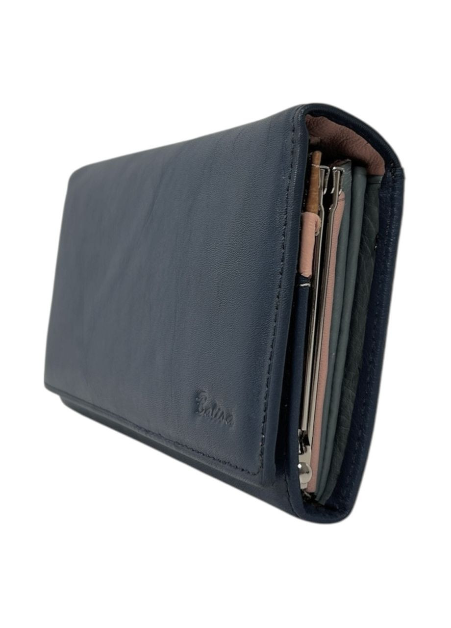 Жіночий гаманець з натуральної шкіри B149-1013-8 синій 18.5х10х2.5 Balisa (367263855)