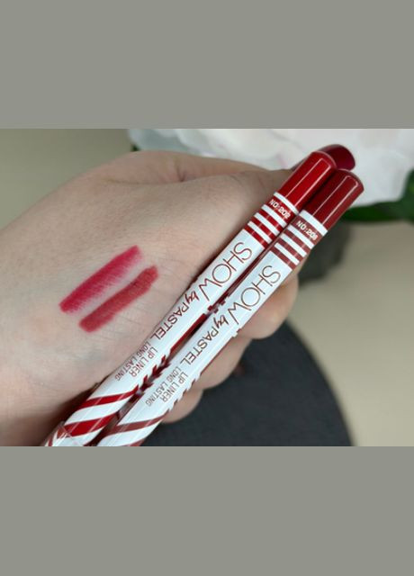 Карандаш для губ тон 208 Show By 1г Pastel Олівець для губ (316390292)