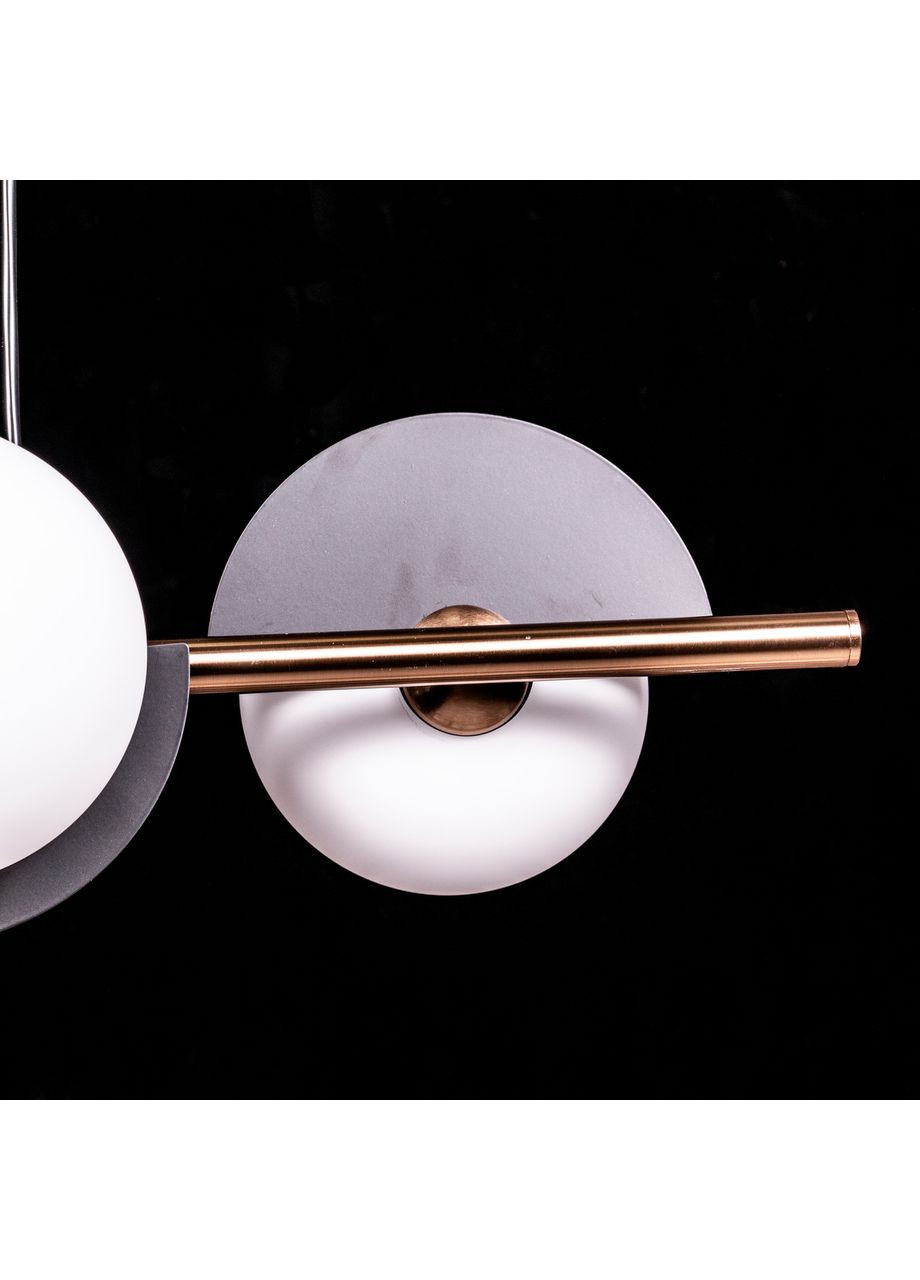 Подвесная люстра лофт на 4 лампочки 1956/4/BRO+BK No Brand (352229797)