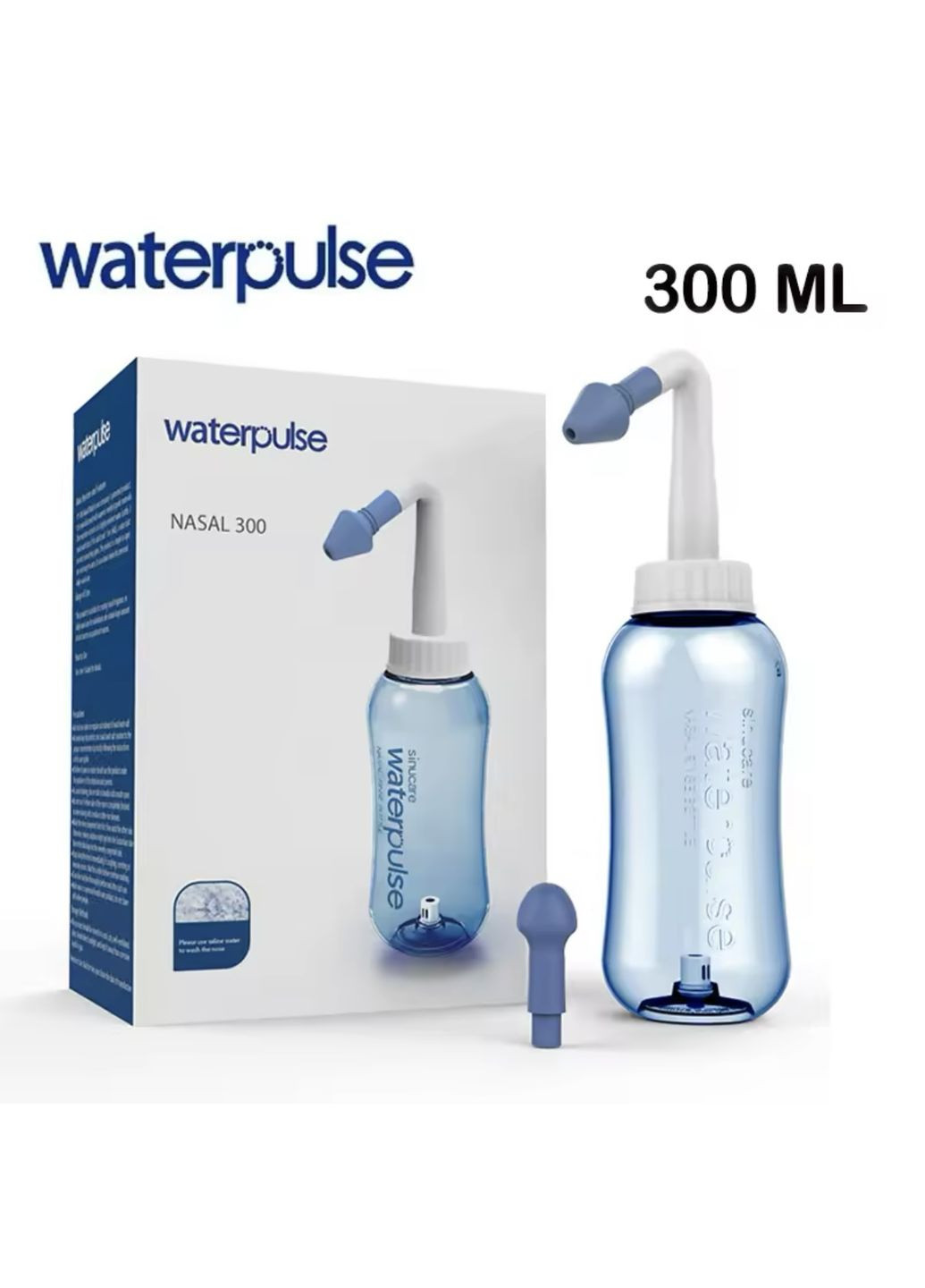 Пляшка для промивання носа, назальний аспіратор WaterPulse 300мл. JSL N-300 (317342798)