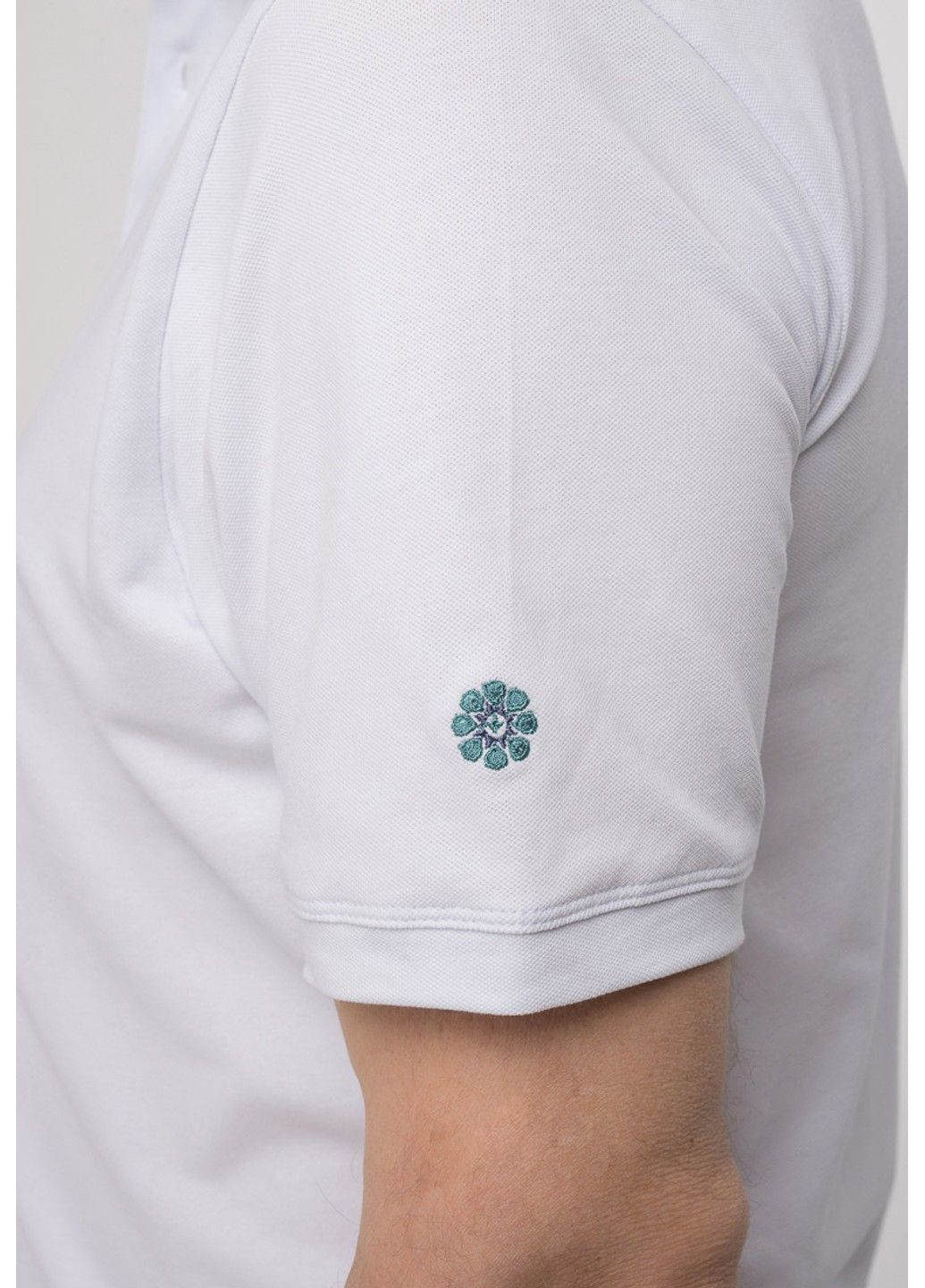 Біла 31015т polo футболка чоловіча Luca Bertelli