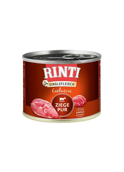 Беззерновой влажный корм Singlefleisch Exclusive Ziege Pur – для собак с козой 185 г (4000158940360) Rinti (352060780)