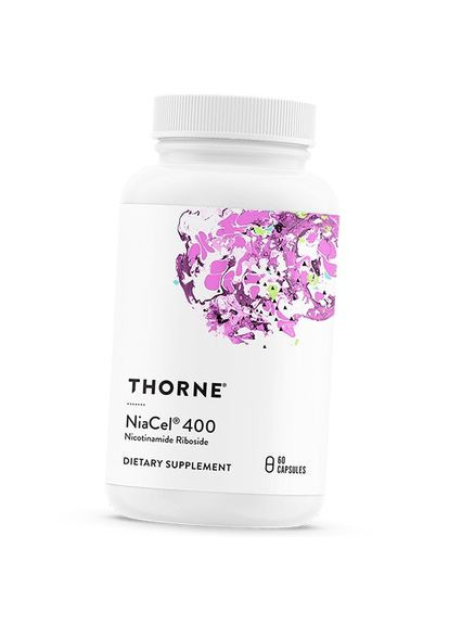 Нікотинамід рибозид, NiaCel 400, 60капс (72357027) Thorne Research (322724441)