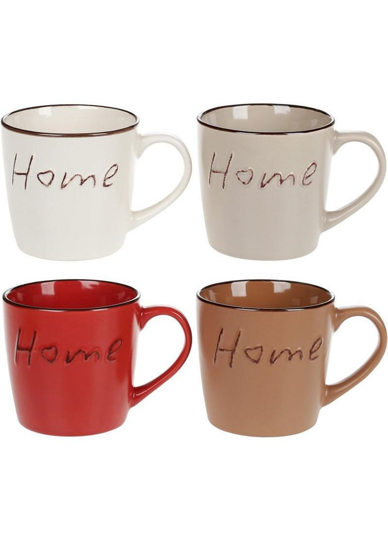 Кружка Shabby Chic "Home" 310мл, керамика матовая Bona (330134683)