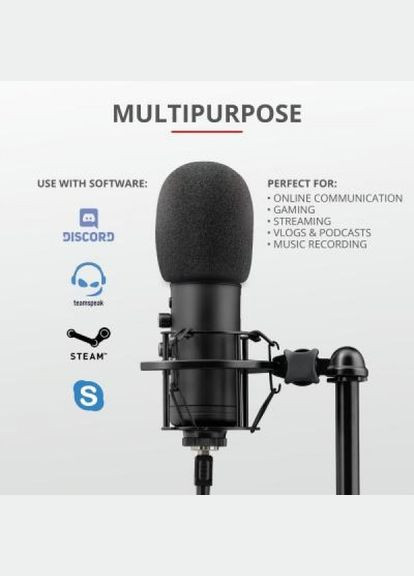 Мікрофон (23510) Trust gxt 256 exxo usb streaming microphone (268141442)