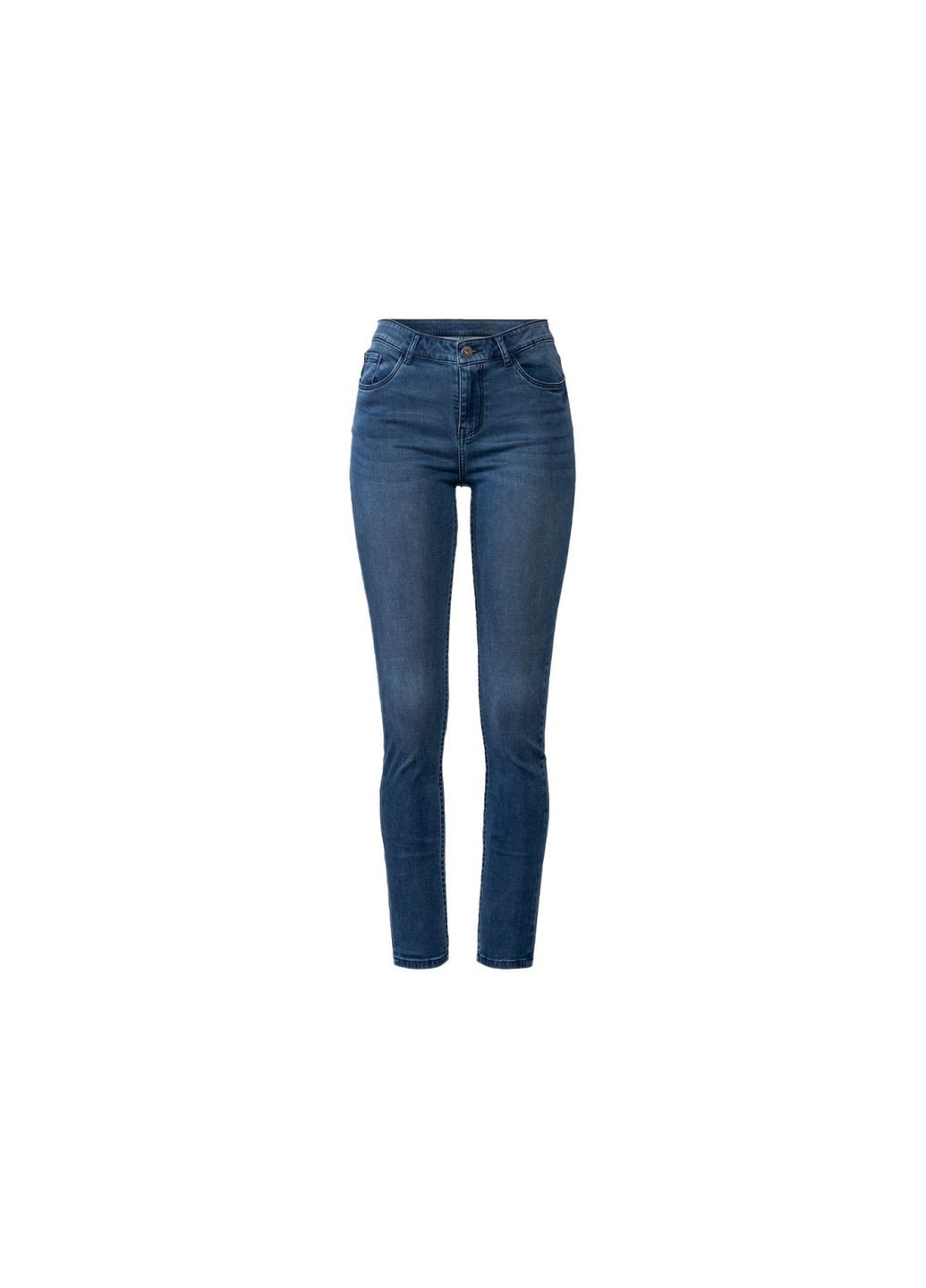 Джинси Skinny звужені облягаючі для жінки LYCRA® 371795 42(M) синій Esmara - (294206798)