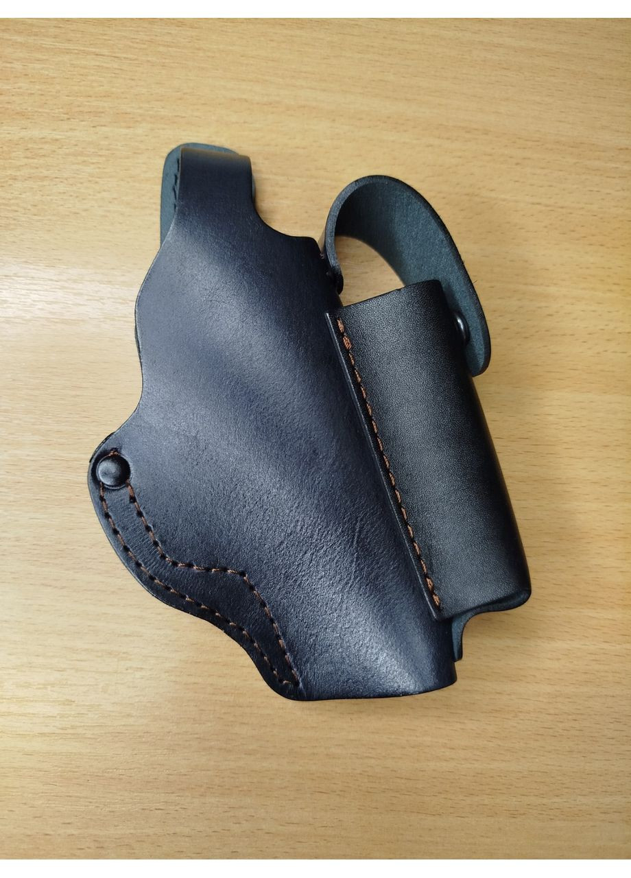 Кобура Кожаная для Форт 17 поясная с чехлом под магазин Сварог (360407704)