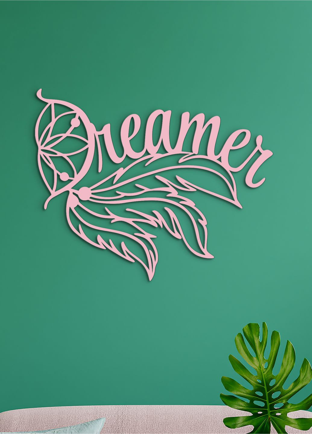 Современная картина на стену в спальню, декоративное панно из дерева "Сон", стиль лофт 40х50 см Woodyard (292114066)