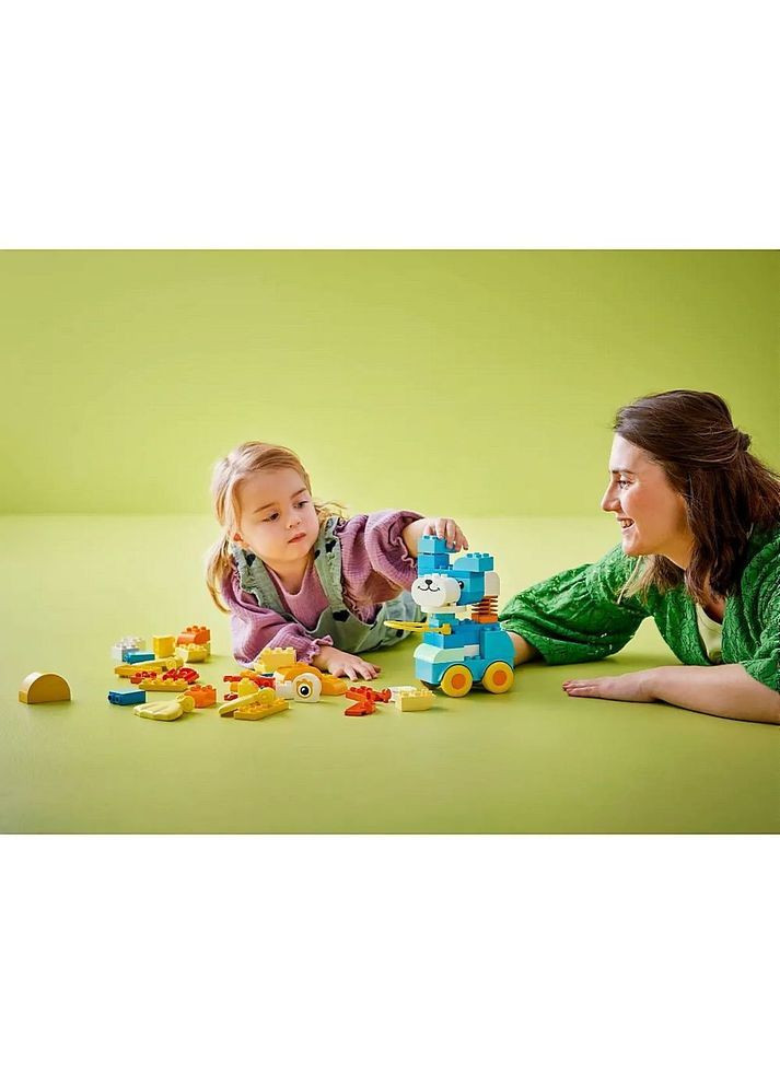 Конструктор DUPLO Town Тварини на колесах 3 в 1, 58 деталей () Lego 10448 (370498986)