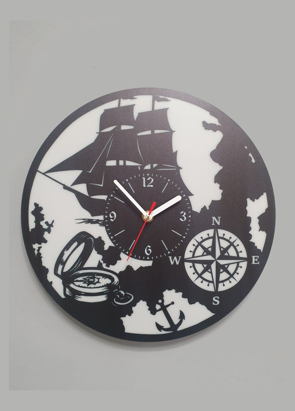 Годинник настінний Морський корабель No Brand (318525401)