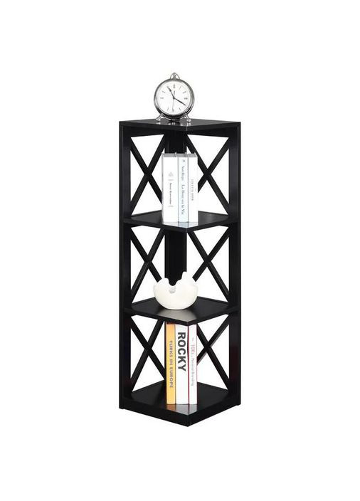 Стелаж кутовий з дерева Земпер 3 венге (УСП-300212) No Brand (327860123)