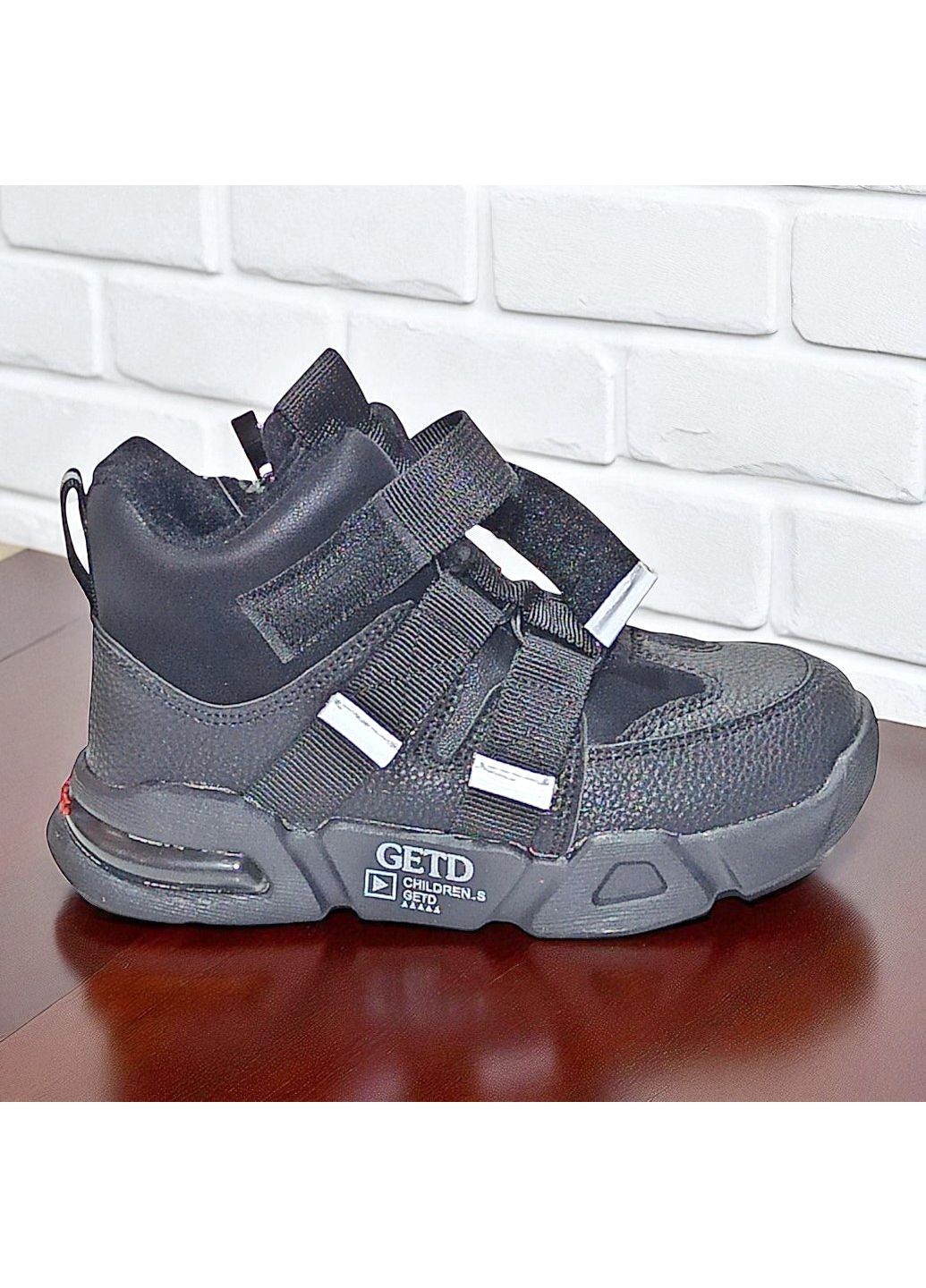 Утеплені демісезонні черевики на флісі хайтопи на липучках для хлопчика Клібі Clibee (360713846)