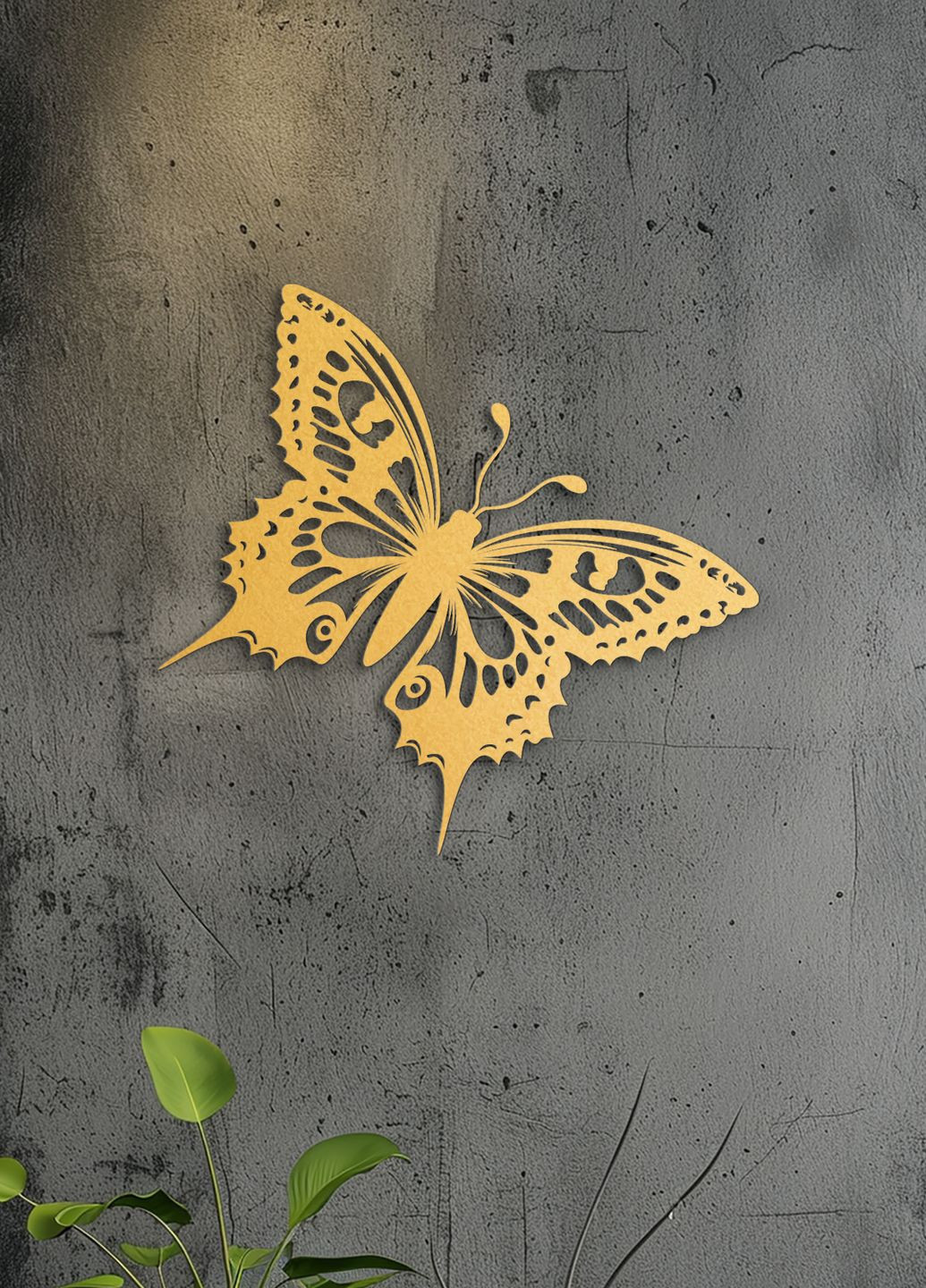 Декор в кімнату, дерев'яна картина на стіну "Політ метелика", стиль мінімалізм 70х75 см Woodyard (292111804)