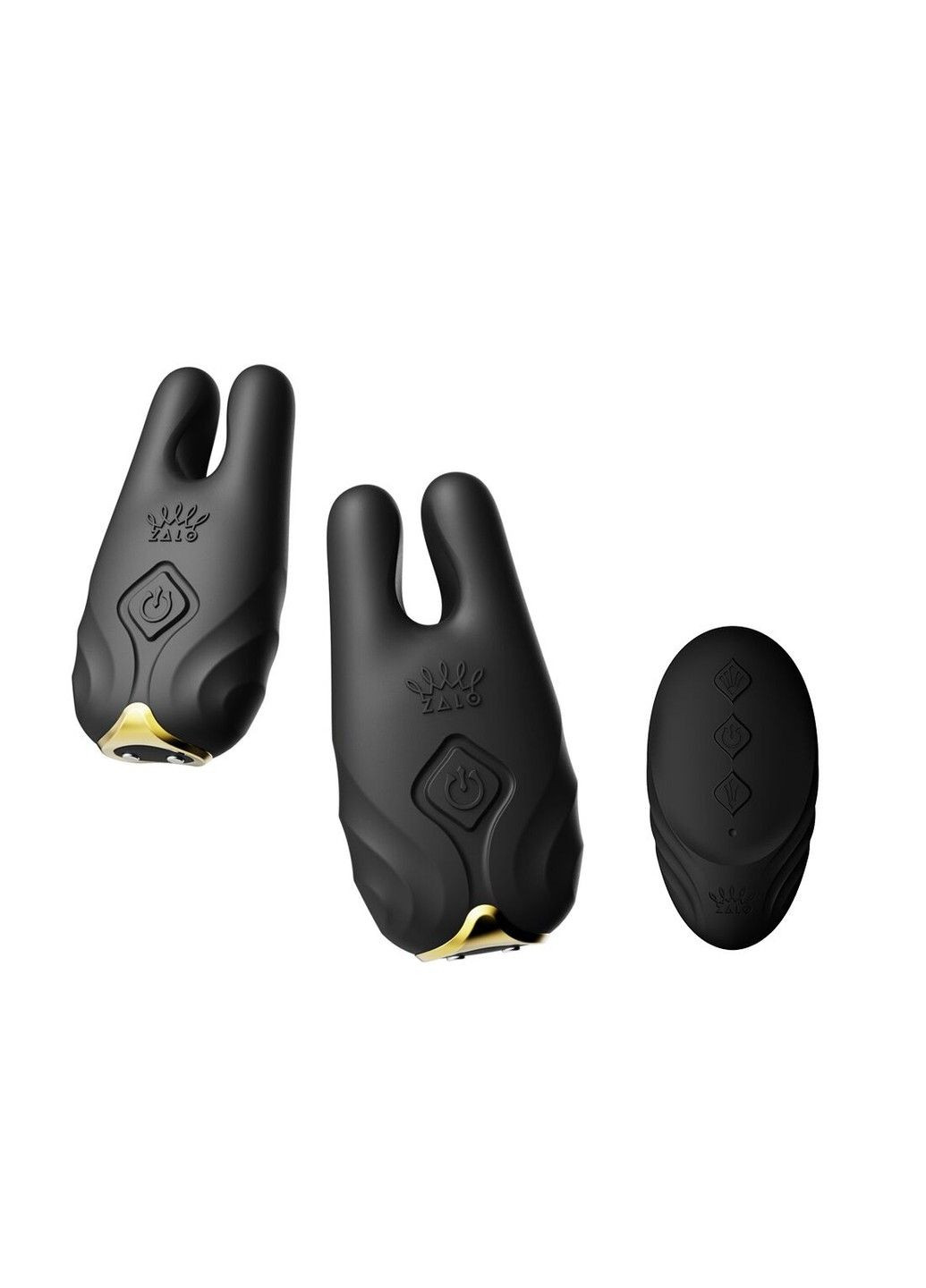 Смарт-вибратор для груди - Nave Obsidian Black, пульт ДУ, работа через приложение Zalo (316231697)