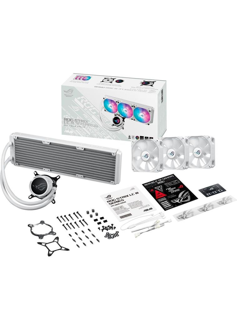 Система водяного охлаждения ROG Strix LC III 360 ARGB White (90RC00T2-M0UAY0) Asus (329996844)
