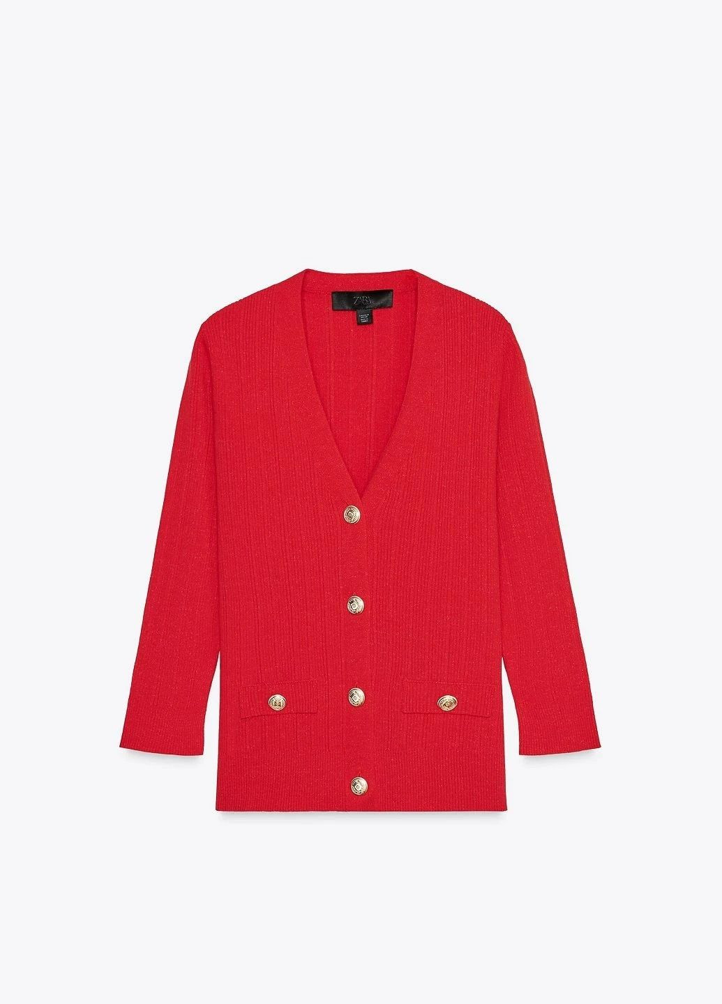 Красный лето кардиган Zara