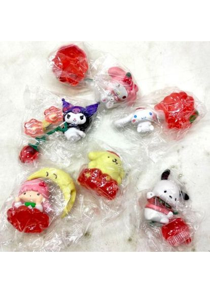 Фигурка-сюрприз Sanrio 6 штук для коллекционирования или подарка аниме персонажи ProDobro (367090213)