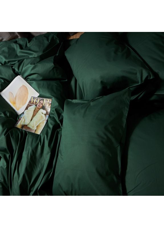 Комплект постельного белья Satin Premium King Size 220x240 наволочки 4х50х70 (MS-820010013) Moon&Star Evergreen Dream (356114071)