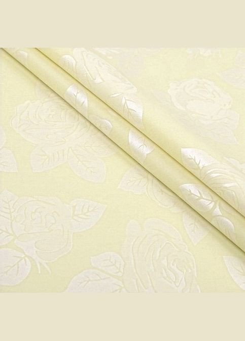 Напірник для подушки з пір'я і пуху Тік 40х60 см кремова Роза No Brand (325864692)