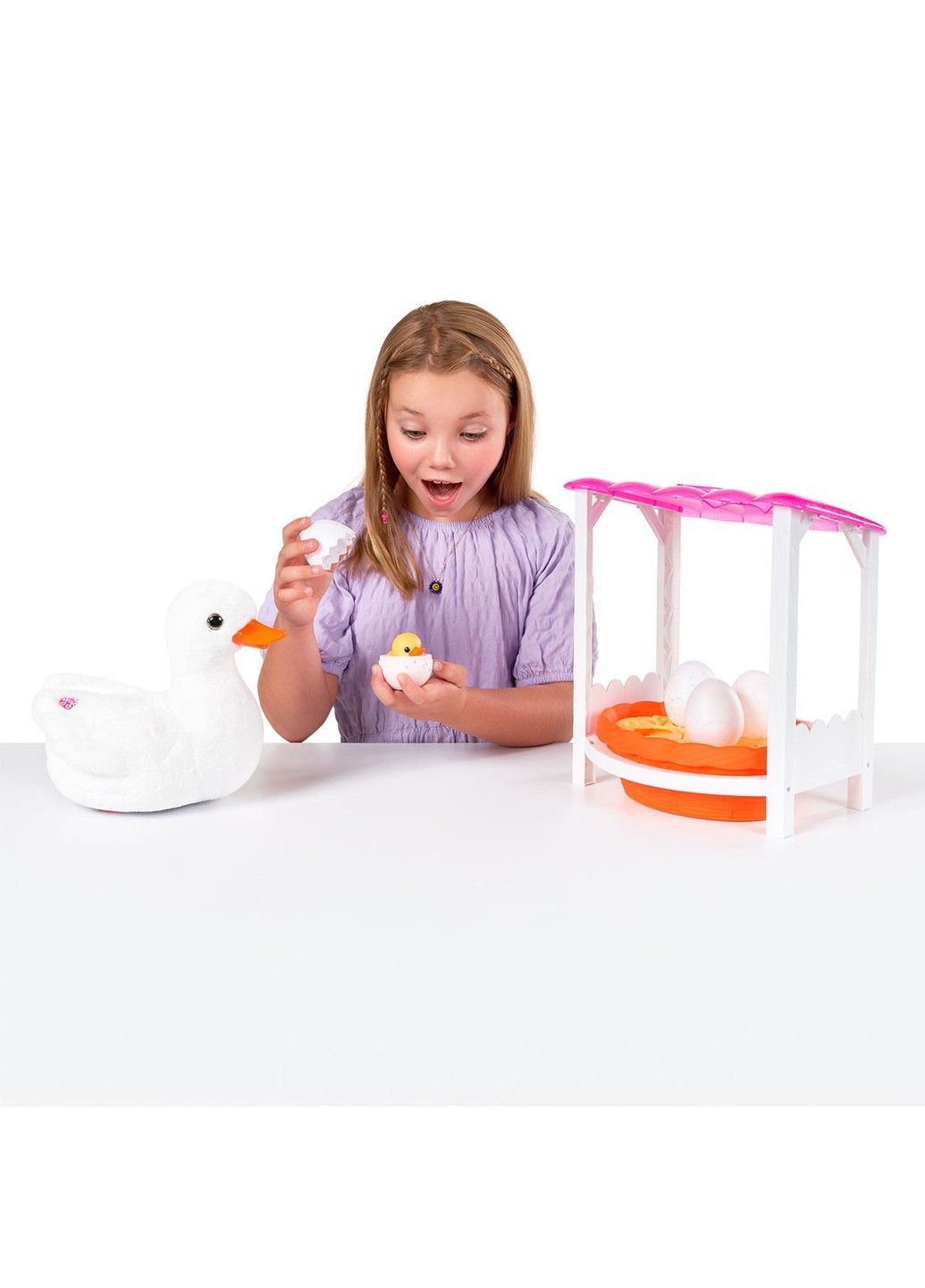 Інтерактивний ігровий набір Pets Alive – Мама качечка з сюрпризом Pets & Robo Alive (331296586)