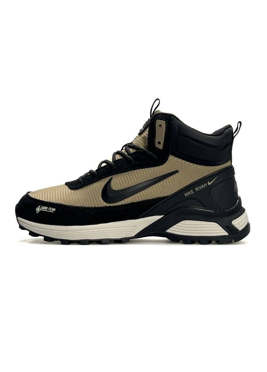 Коричневые зимние кроссовки мужские зимние nike coyote black No Brand Rivah GTX Fur