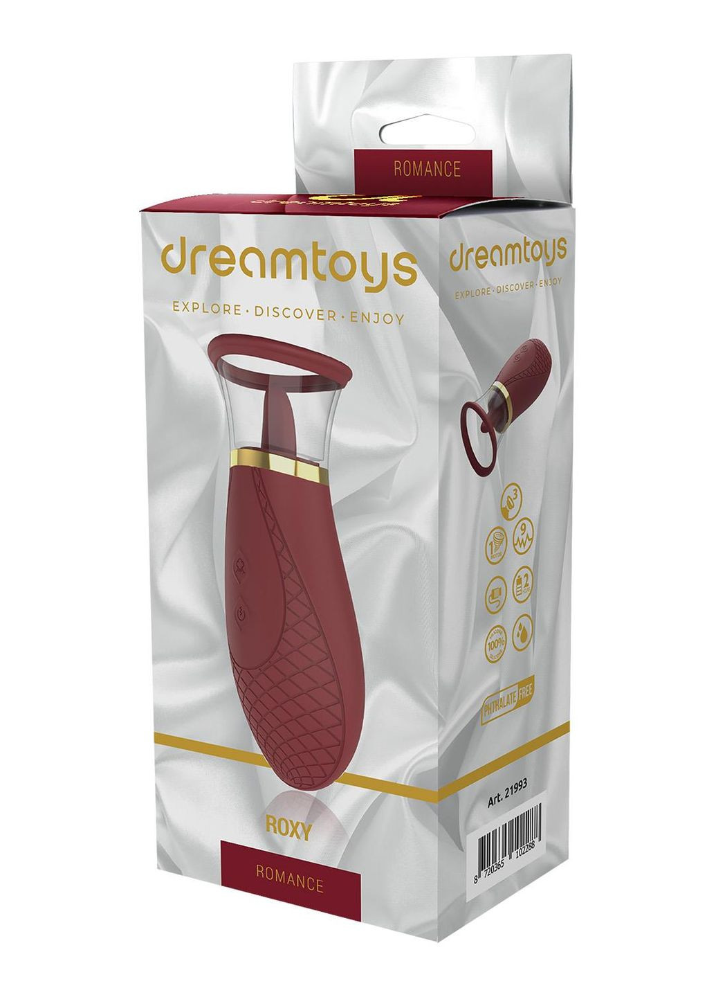 Всасывающий стимулятор с подвижным язычком ROMANCE ROXY Dream Toys (302496266)