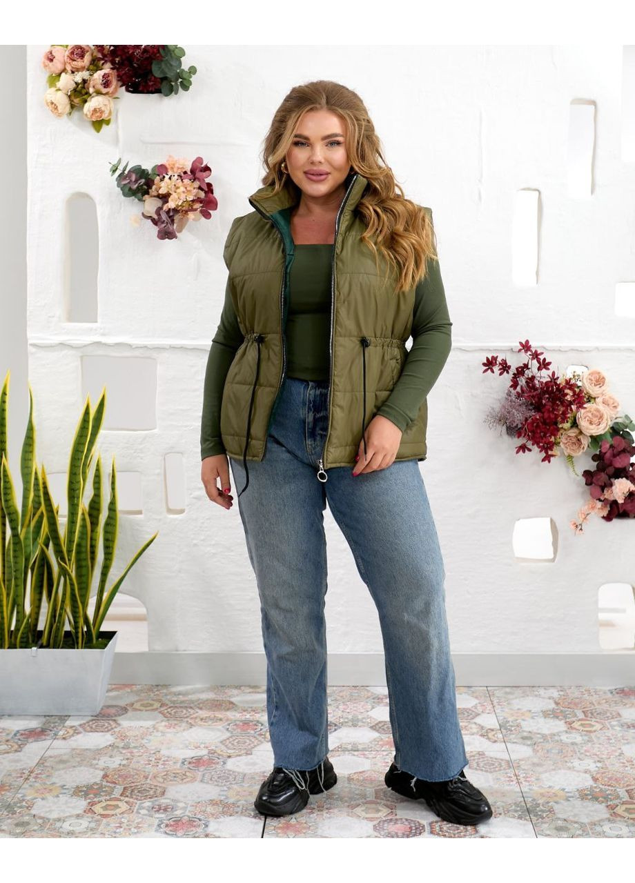 Жилет на змейке из плащевки синтепон 100 No Brand (365432025)