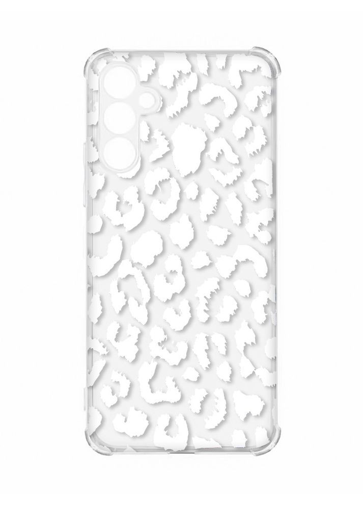 Чохол з потовщеними кутами на Samsung Galaxy A34 5G:: Леопардовий принт Білий (принт 375) Creative (355405012)