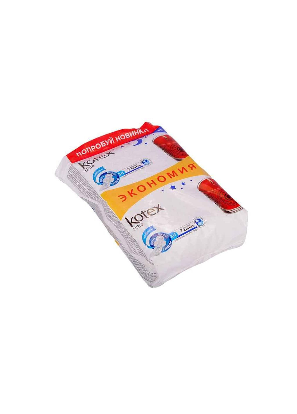 Прокладки гігієнічні 6 кр Ultra Night Duo 14шт. ТМ Kotex (303809295)