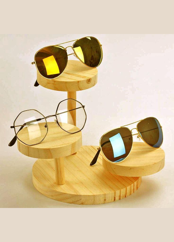 Органайзер для окулярів з дерева Баданолі каррі (ОЧК-006803) No Brand (328073100)