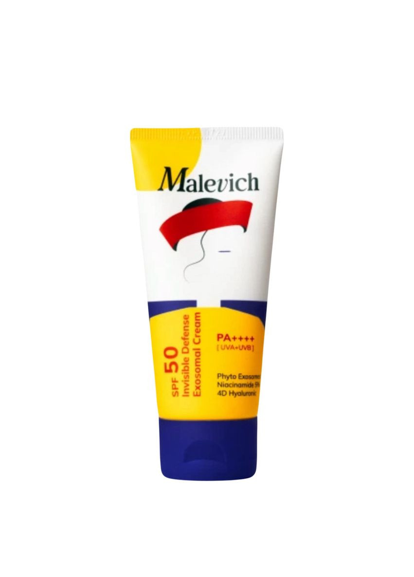 Malevich Солнцезащитный крем SPF 50 Invisible Defense SPF50 Exosomal Cream — Крем, Украина (347774166)