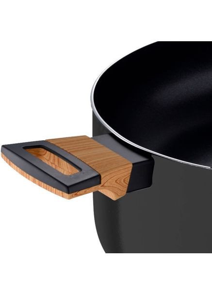 Кастрюля Earth 6 л Black (BG-32037-BK) Bergner (323047206)