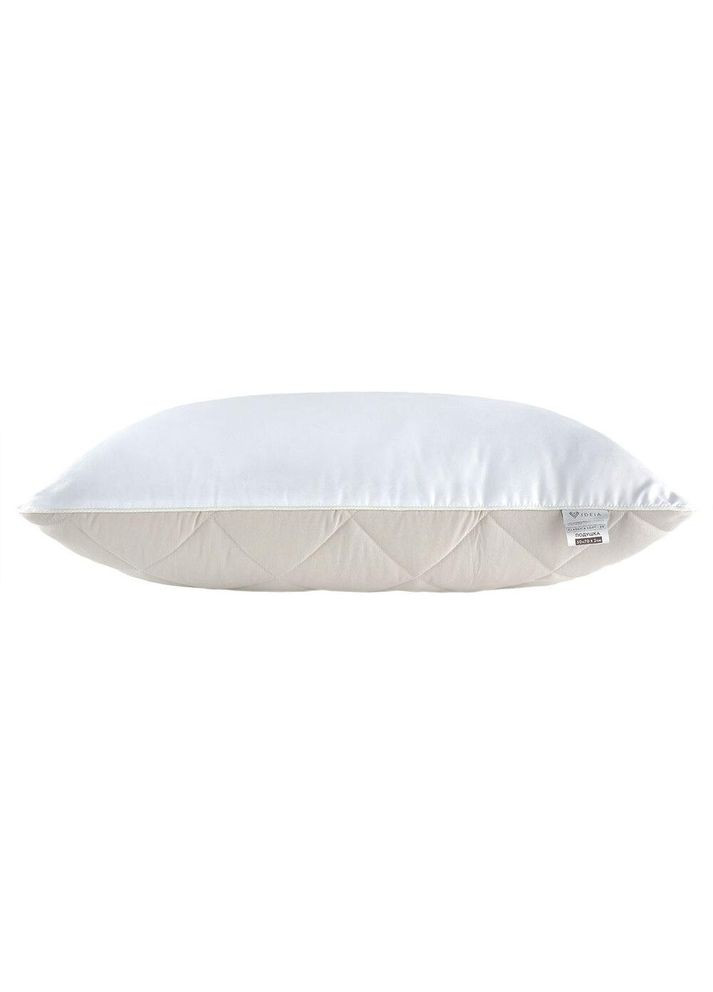 Подушка для сну Double Chamber двокамерна ТМ 50х70 см св.сірий/біла IDEIA (275870828)