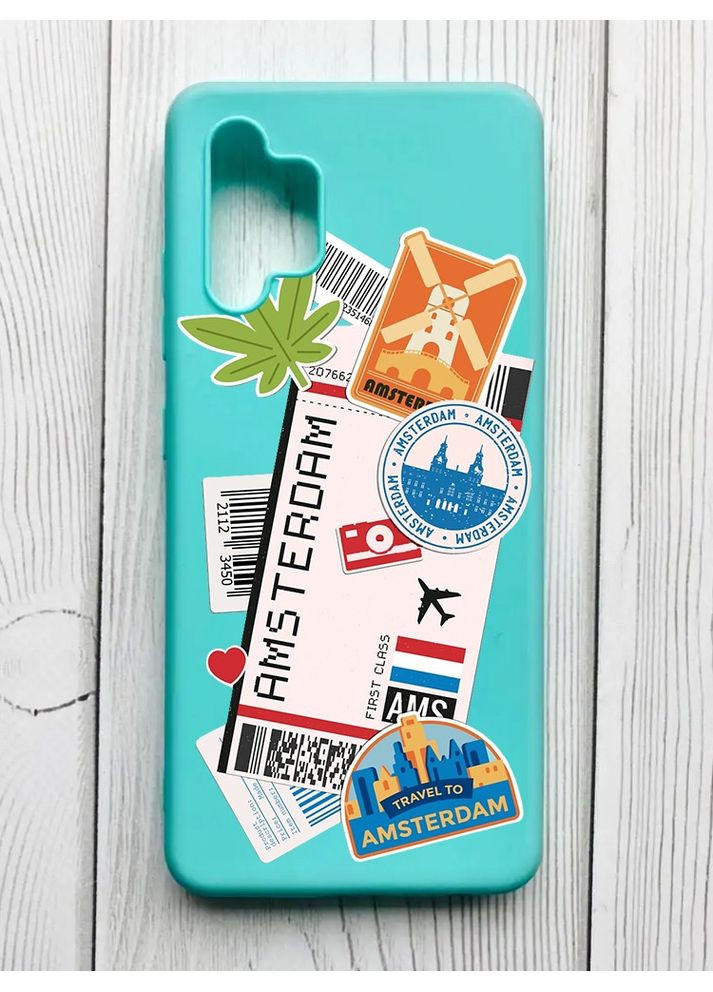 Матовый чехол на Samsung Galaxy A32 Путешествия. Амстердам (принт 327) Creative (360693389)