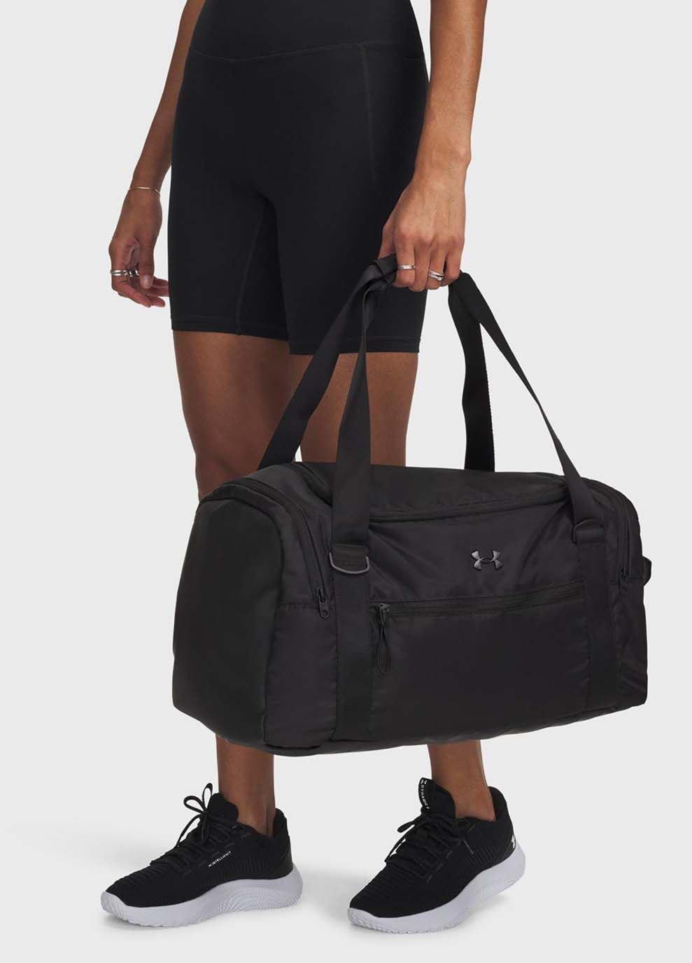 Жіноча Сумка UA Studio Duffle BP 33L Чорний 50 х 25 х 24 см Under Armour (367584660)