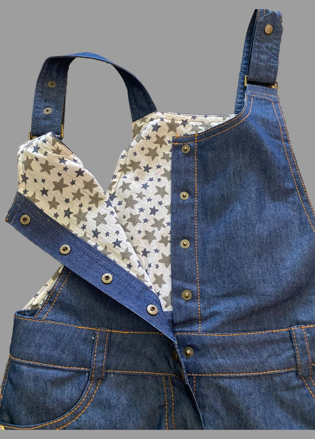 Полукомбинезон джинсовая юбка для девочки. Mone (327825884)