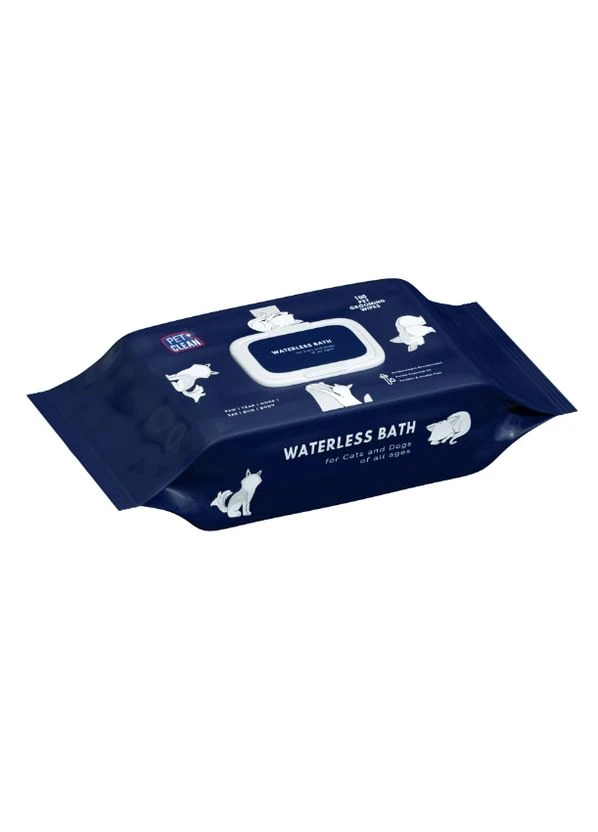 Салфетки влажные для груминга домашних животных PET GROOMING POUCH, 100 шт Pet Clean (399916947)