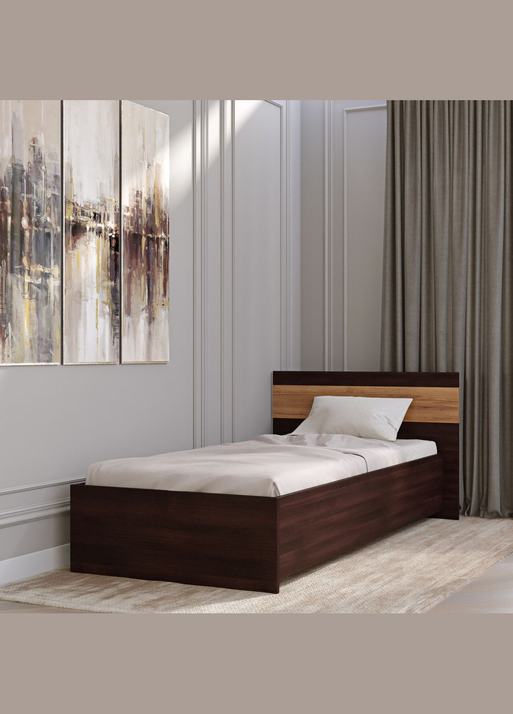 Односпальная кровать Соната-900 90х200 см (EVR-2112) Еверест (335211239)