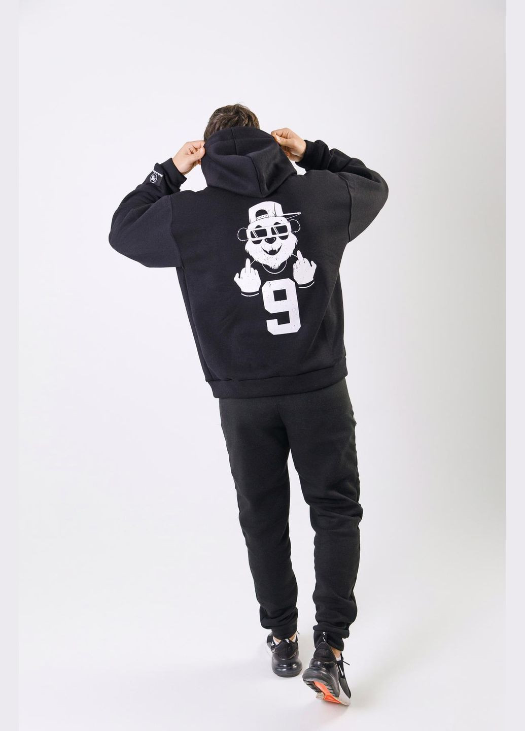 Стильний оверсайз худі на флісі Vakko (301940959)