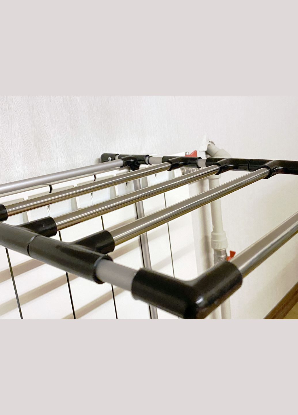 Регульована 2-поверхова металева сушарка для взуття та дрібних речей на батарею опалення Trol-2 Metaplant (300854236)