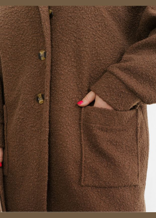 Коричневый демисезонный кардиган Liton