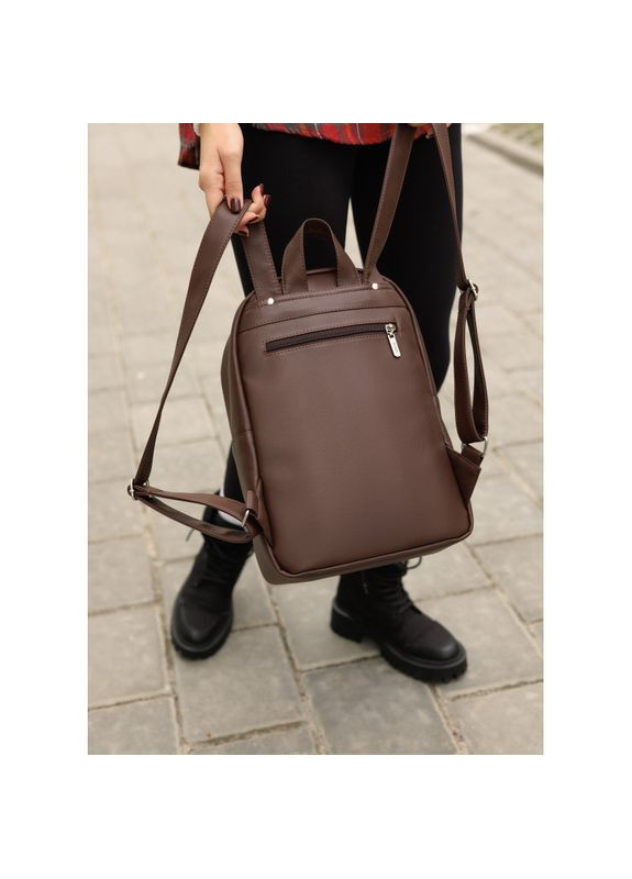 Женский рюкзак Brix Classic шоколадный Sambag (363831243)