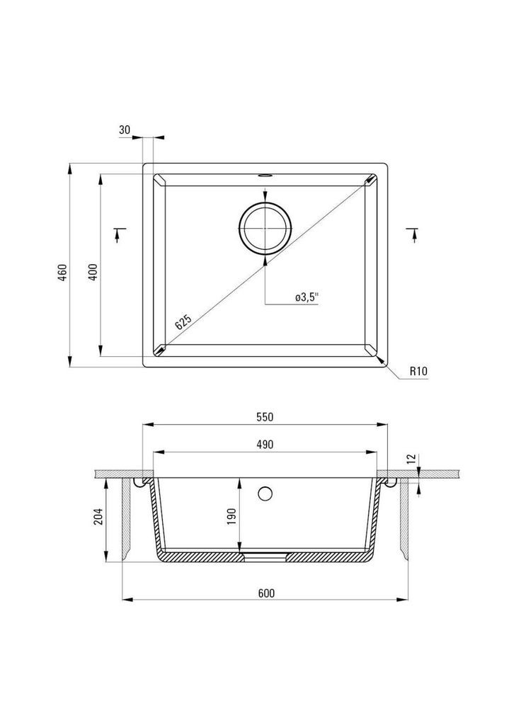 Мийка кухонна (m497798) Deante Corda (372961811)