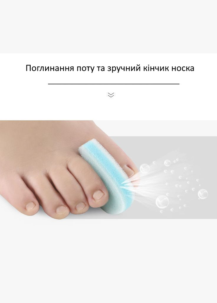 Разделитель Пальцев Ног от Натоптышей M64 - от Мозолей между Пальцами, с Тремя Дышащими Слоями Защиты, 1 шт. (5023035) ToeLab (301872348)