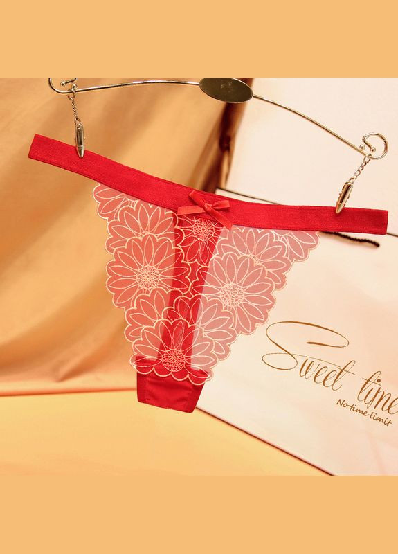 Женские трусики стринги с узором Honey Fashion Accessories One Size (S/M) красный (2-243) No Brand (313442655)