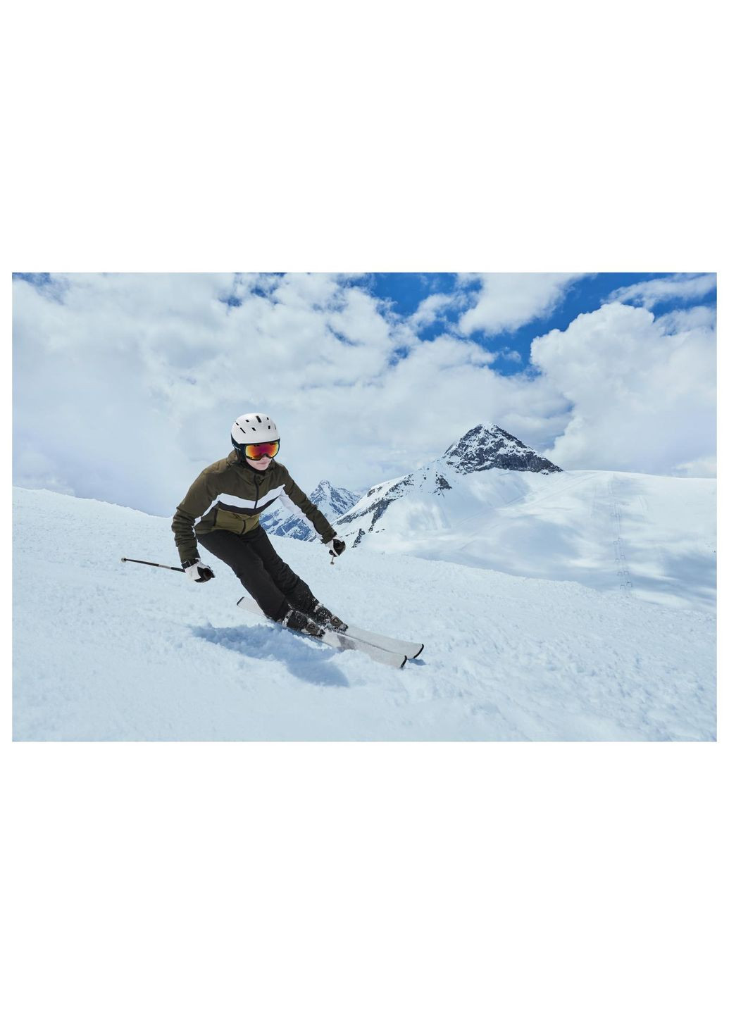 Термо-куртка лижна мембранна (3000мм) для жінки THERMOLITE® EcoMade 457461 хакі Crivit (356006726)