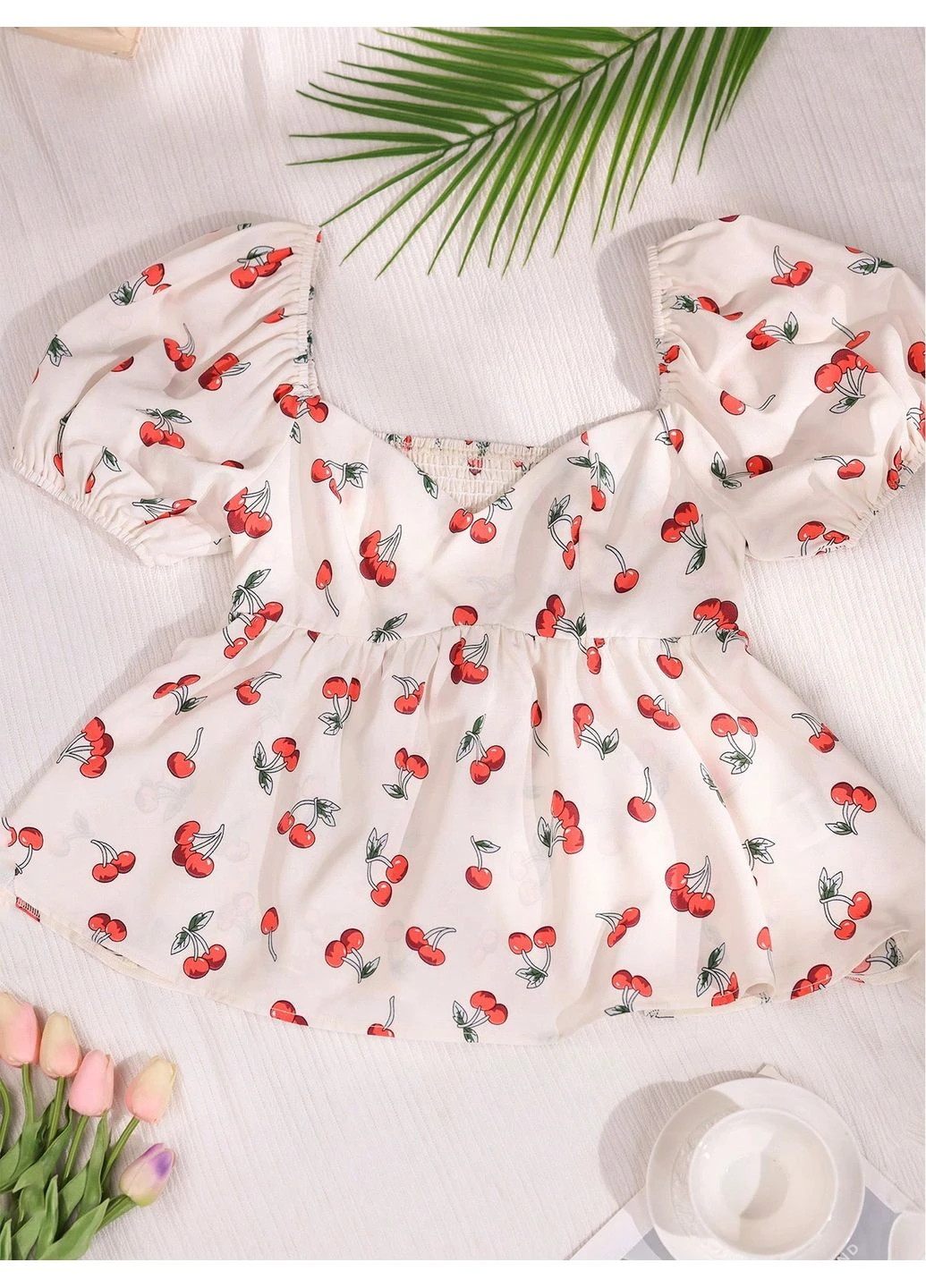 Красная блузка SHEIN