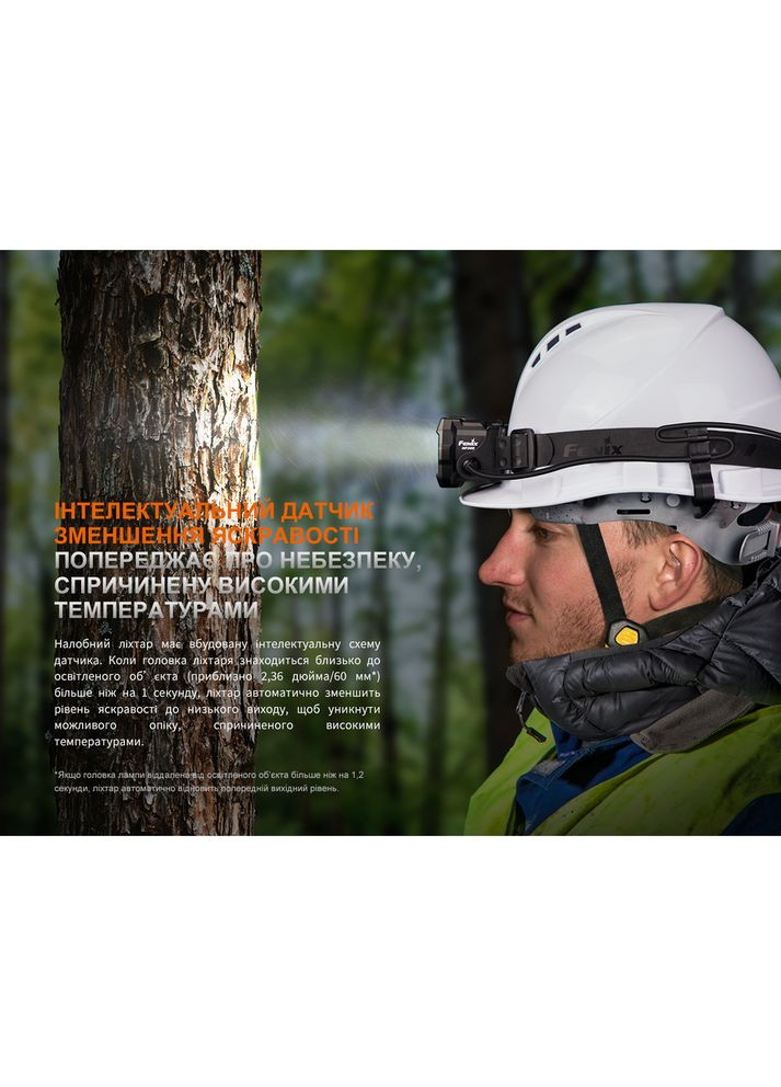 Ліхтар налобний HP35R SAR з вогнетривкою пов'язкою Fenix (353505262)