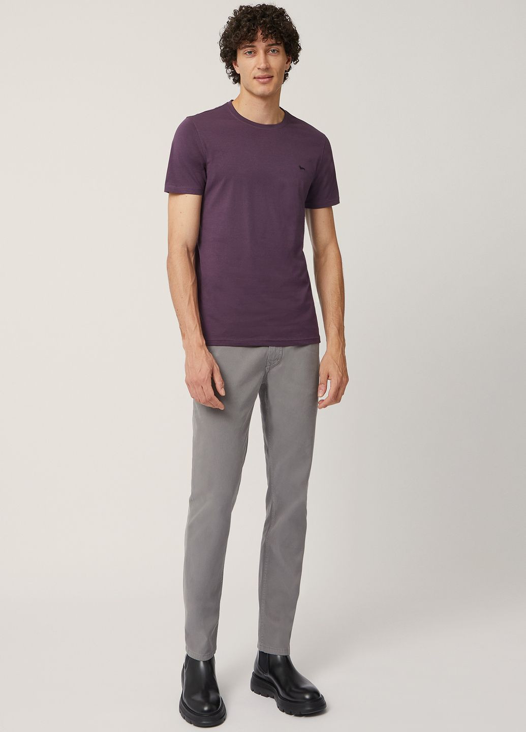 Фиолетовая футболка Harmont & Blaine